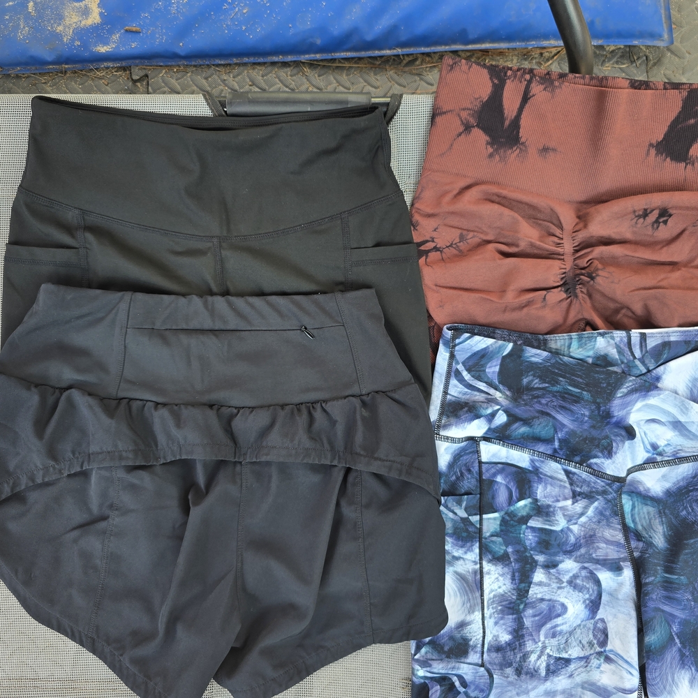 Ladies Athletic Shorts Bundle Of Four Pair Small A-48